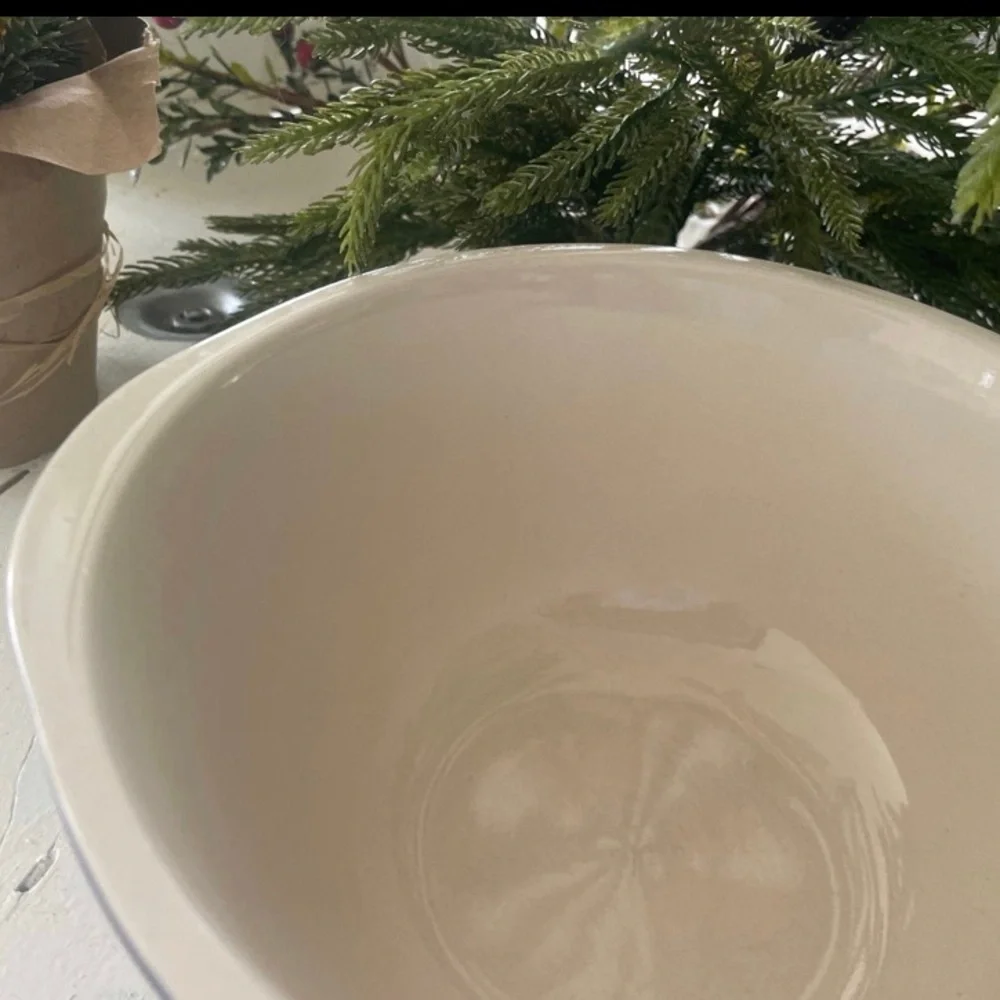 Deep Cobalt Blue Ceramic Serving Bowl WCL  Great condition no chips  9 1/2 in